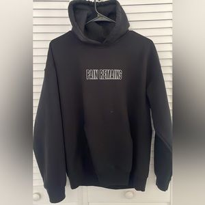 lorna shore hoodie size medium color black unisex